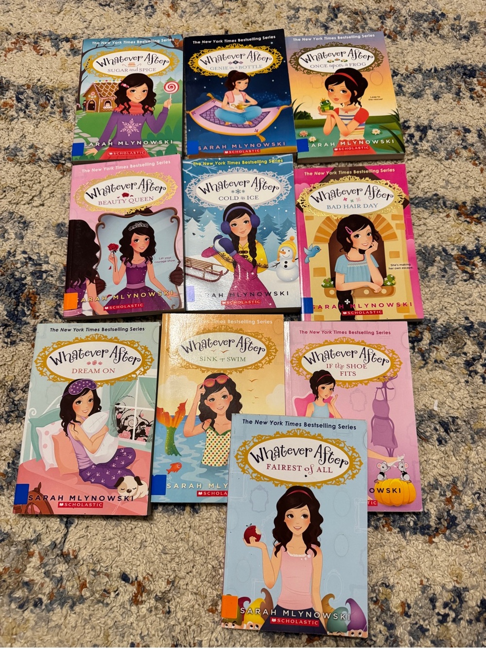 Scholastic Whatever After 10-Book Set -Bright Multicolor Illustrated Covers Kids